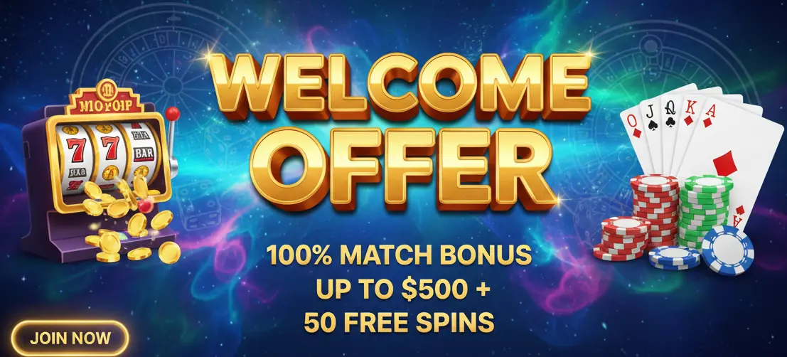 21 casino welcome offer